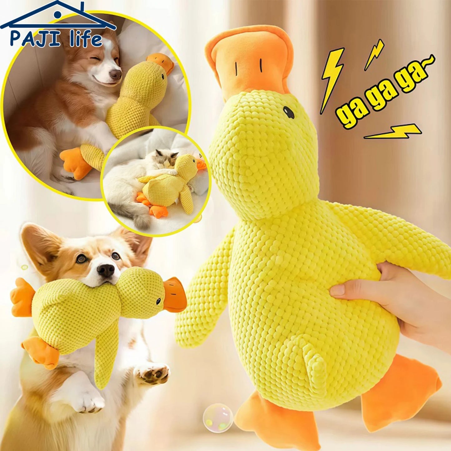Squeaky Duck Dog Toy