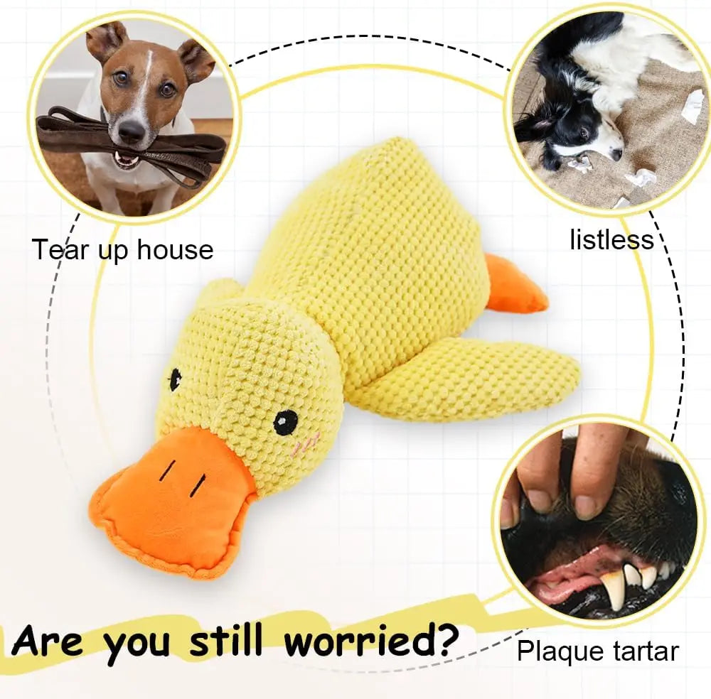 Squeaky Duck Dog Toy