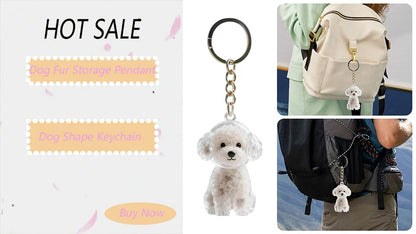 Pet Fur Keepsake Keychain