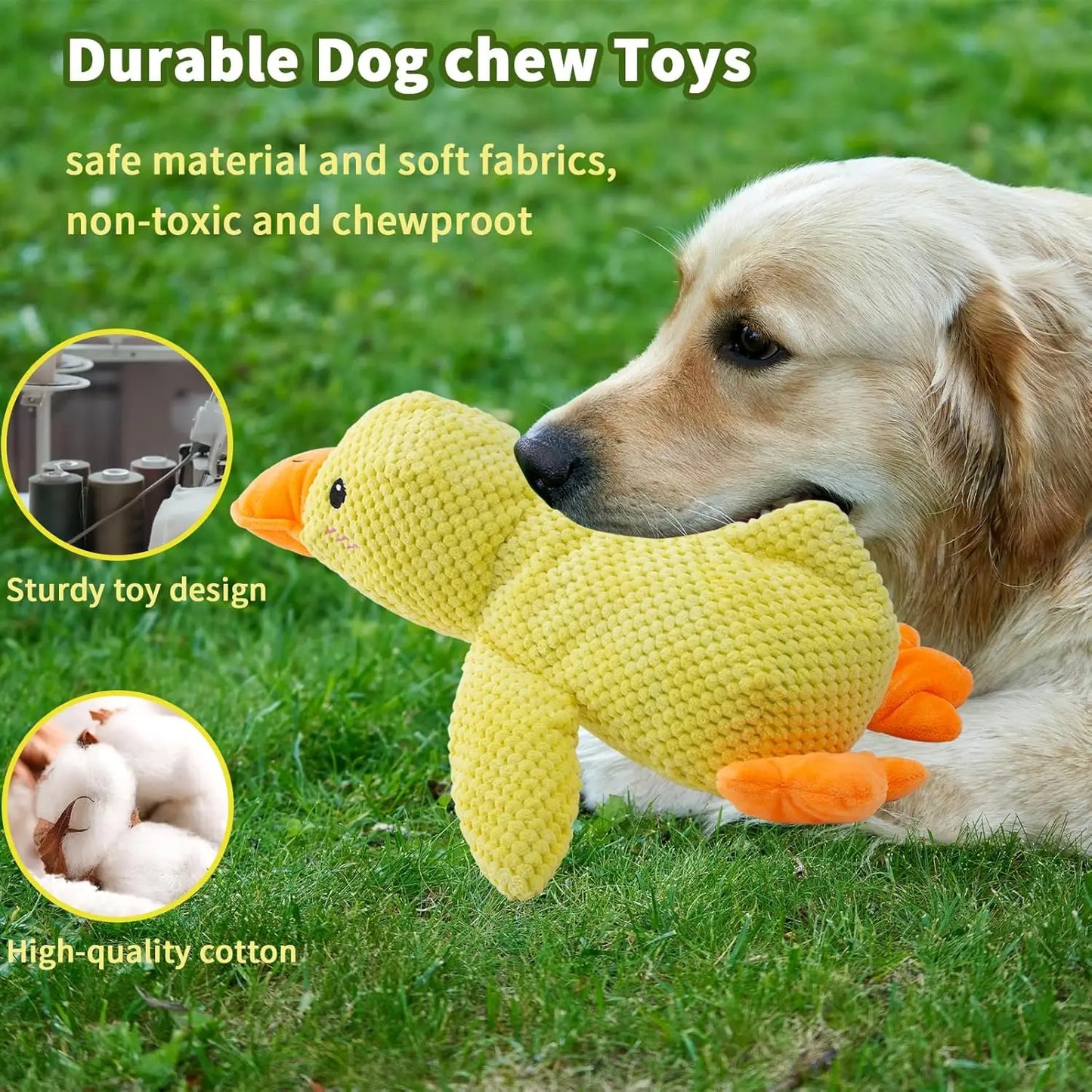 Squeaky Duck Dog Toy