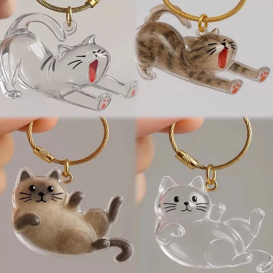Pet Fur Keepsake Keychain