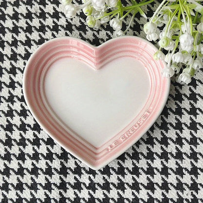 Heart-Shaped Ceramic Pet Bowl